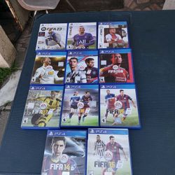 I Have All Type Of FIFA Soccer Games Fron 2014 edition to 2023 editions Games PS4 PS5 games $200 all or trade for Pokémon cards
