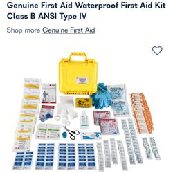 Genuine First Aid Waterproof First Aid Kit Class B ANSI Type IV

