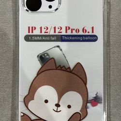 Clear Case With Squirrel iPhone 12/pro