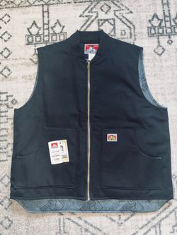 Ben Davis Lined Vest (BLACK)