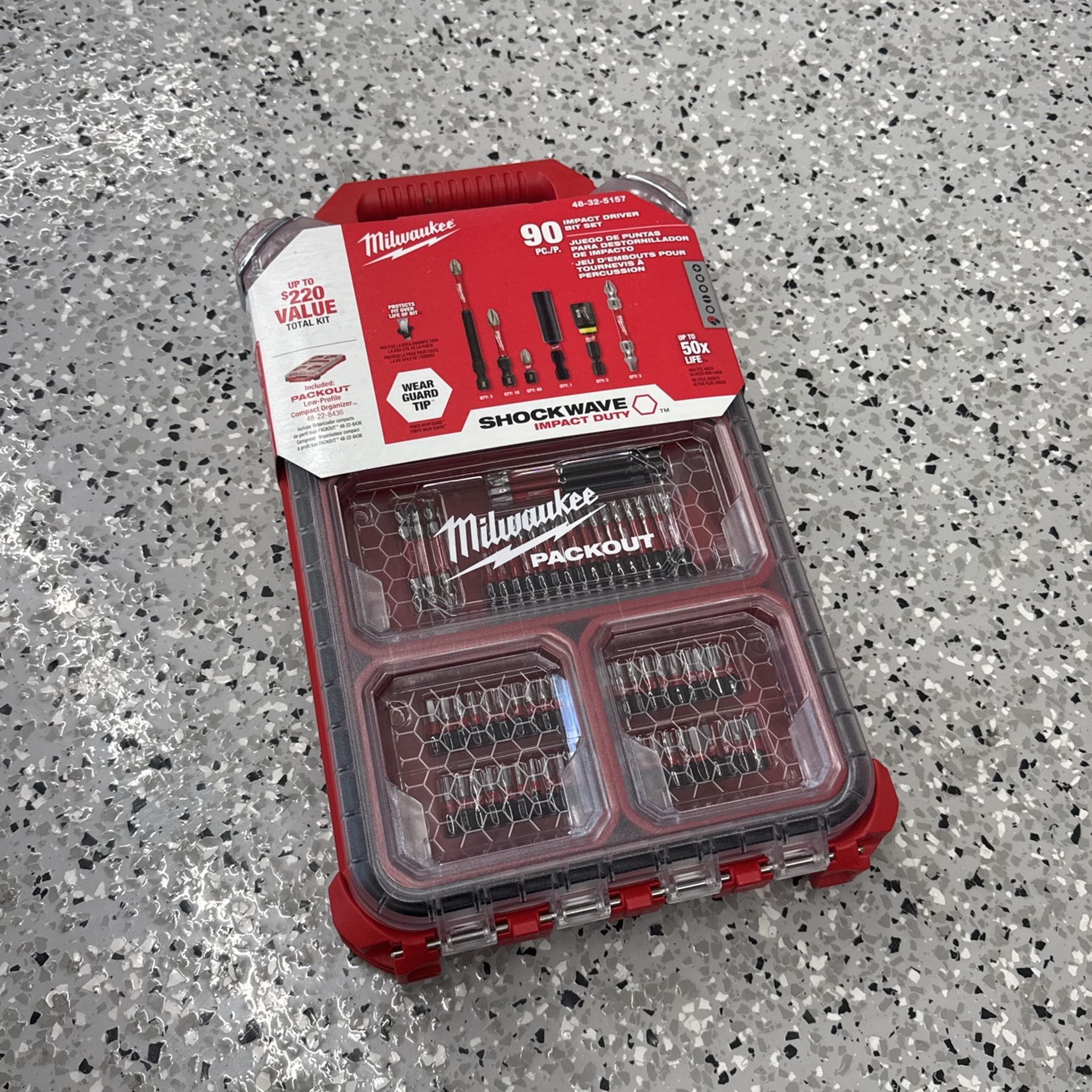 Milwaukee Packout 90 pc Impact Bit Set