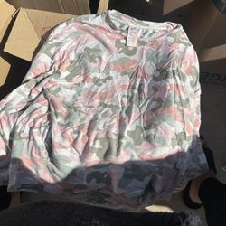 Long Sleeve Camel Pink Top 