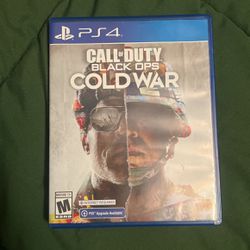 Call of Duty Black Ops Cold War PlayStation 4 game