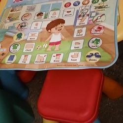 Children's Learning Desk And Mat