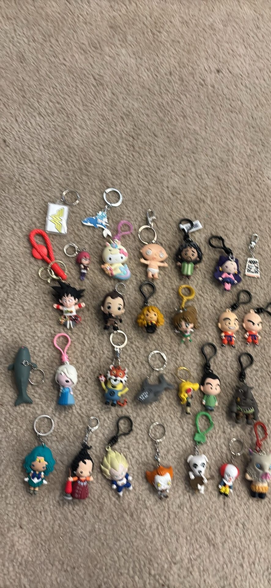Character Keychains Purse Hangers Other