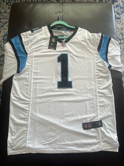 🔥🏈NEW Cam Newton #1 NFL Panthers Nike On-Field Jersey XL – NWT