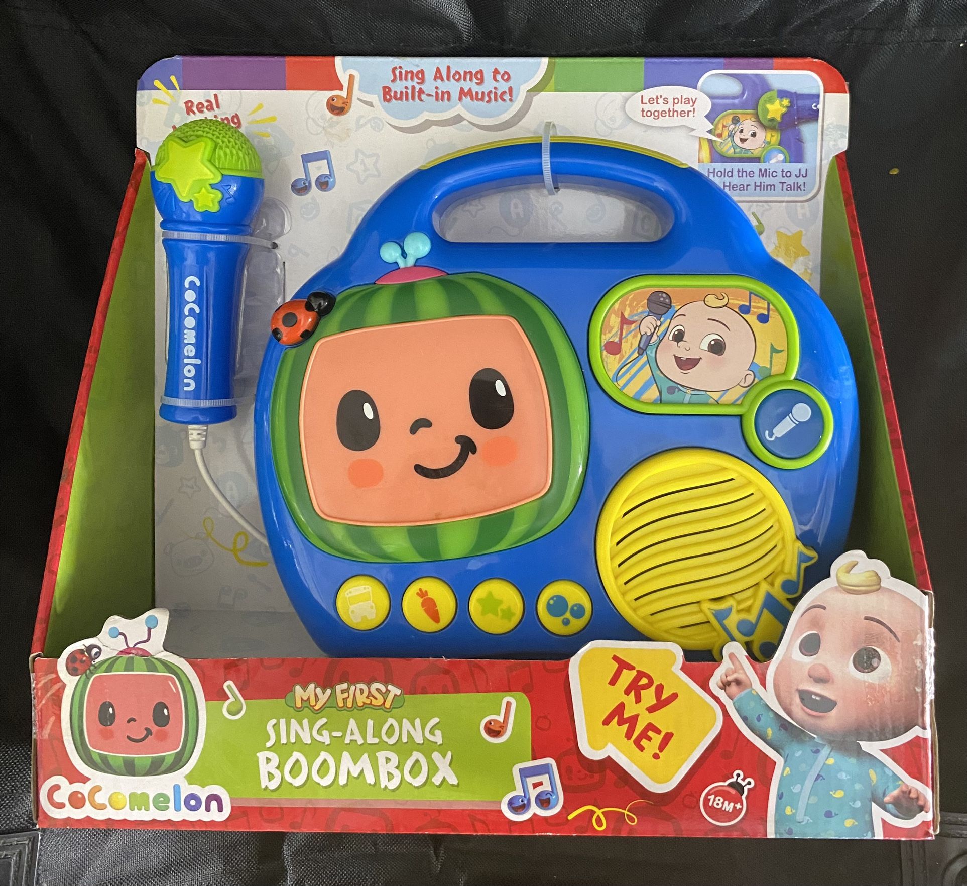 Cocomelon Singalong Boombox With Mic, Lights, Music