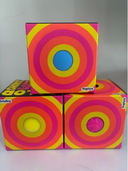 Schylling NeeDoh Color Changing Squishy Lot - Blue, Yellow & Pink