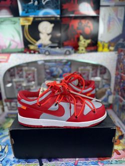 NIKE OFF WHITE DUNK LOW UNIVERSITY RED