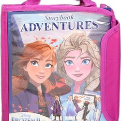 Disney Frozen Magnetic Dress Up Doll Figures with 29 Magnetic Wardrobe Accessories, Scenery Book, and Tote Bag | Frozen Toys & Games for Girls (Frozen