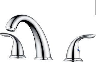 Sumerain Widespread Bathroom Faucet 8 inch 3 Hole Bathroom Sink Faucet Chrome