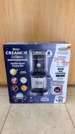 NINJA CREAMI XL DELUXE 11-IN-1 ICE CREAM & FROZEN TREAT MAKER