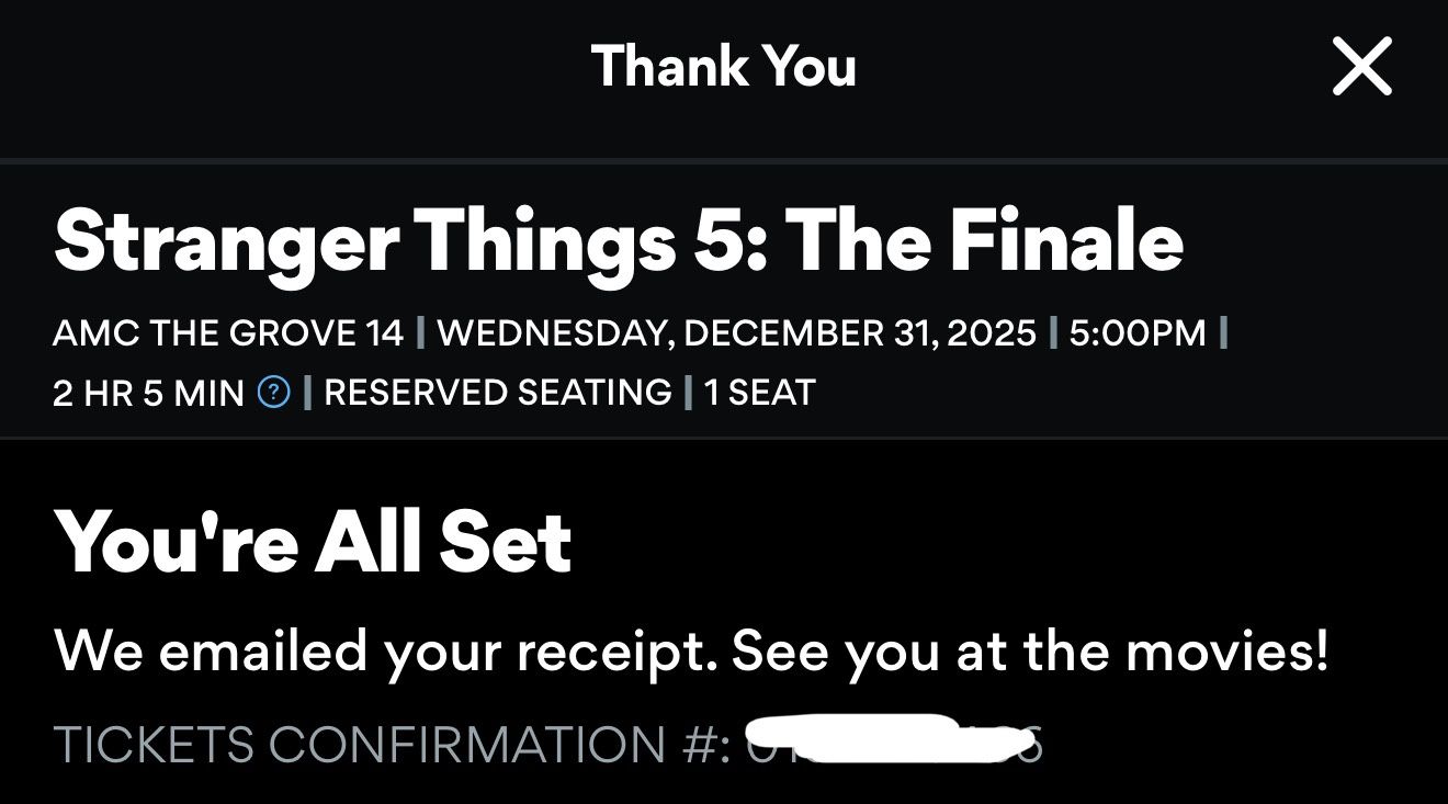 Stranger Things Finale @ AMC The Grove