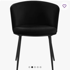 Black Velvet Dining Chairs 