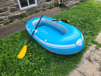 Intex zclub 200 Inflatable 2 Man Boat with Orrs