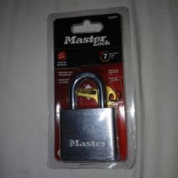 NEW Master Lock 532DPF Padlock W/ Chrome Plated Body Ball Bearing Locking 5 Pin