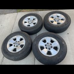 4 — 245/75r17 6x5.5 6x139.7 Stock TRD Tacoma 4runner Tundra Yukon Tahoe Wheels Rims Tires!