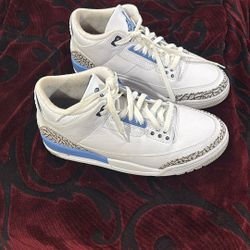 Jordan 3 UNC BLUE