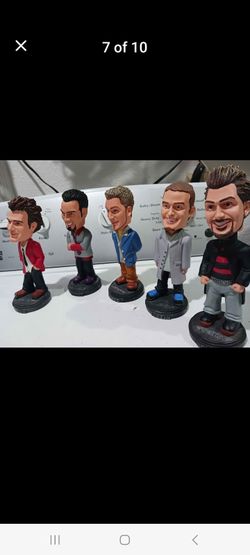 NSYNC  Bobbleheads boy band. Collectible 2001  VTG.   Good Condition.