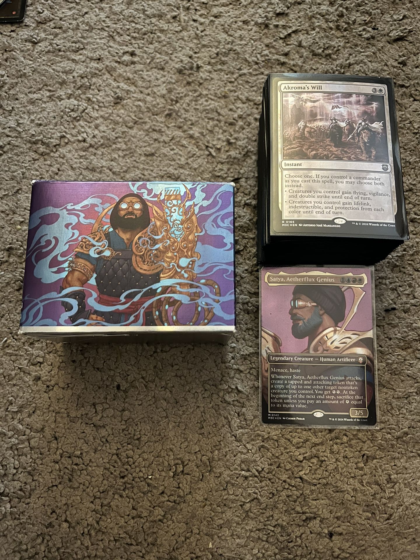 Satya, Aetherflux Genius Collector Mtg Precon