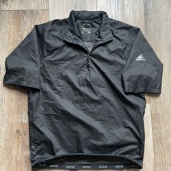 Adidas Fairway Pullover Lightweight Shortsleeve Windbreaker Men's Small