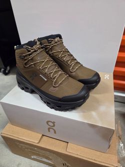 NEW On Cloudrock Waterproof Hiking Boots