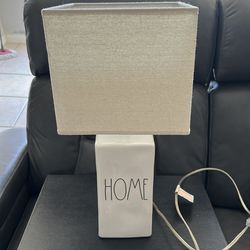 Rae Dunn lamp "HOME"