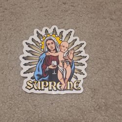 Supreme Mary Sticker