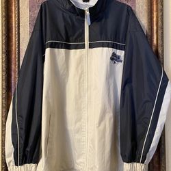 XXL Mt. Rushmore Tan Full Zip Double Pocketed Windbreaker Jacket Unisex Adult SIZE