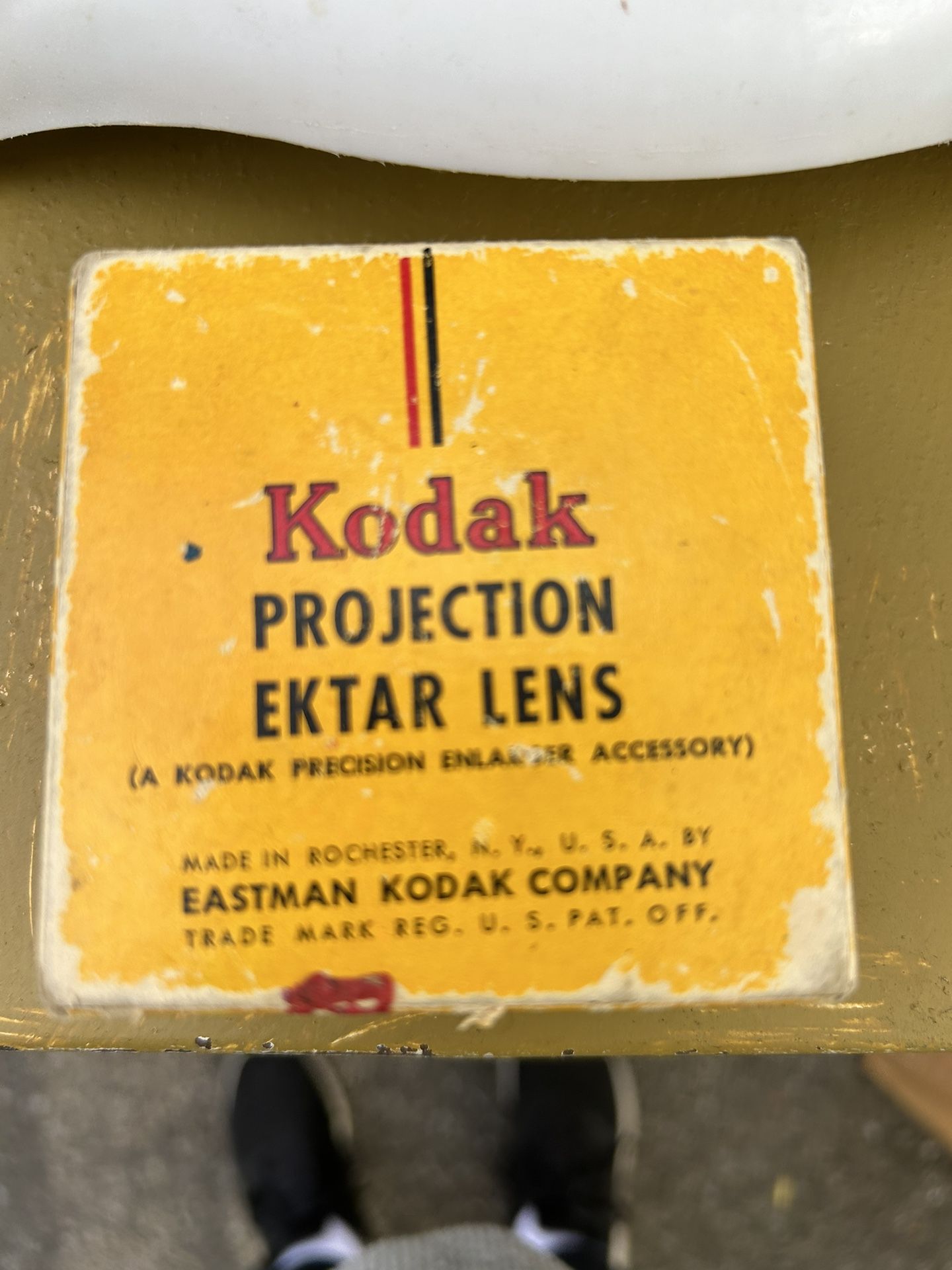 Vintage Kodak Ektar lens