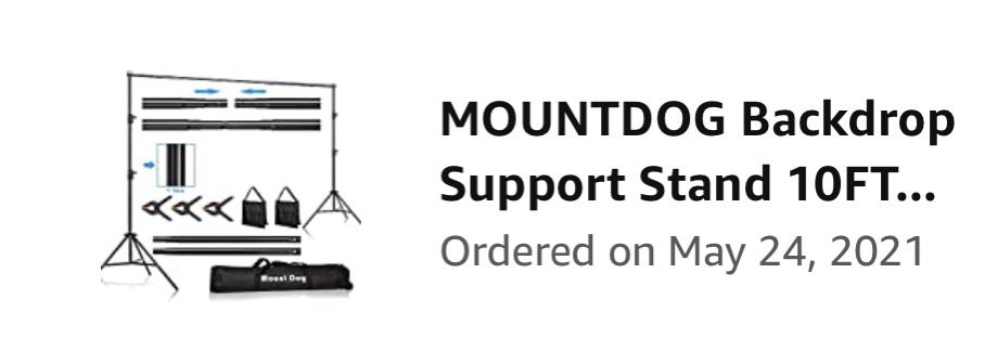 Mountdog 6.5’-10’ Backdrop Stand