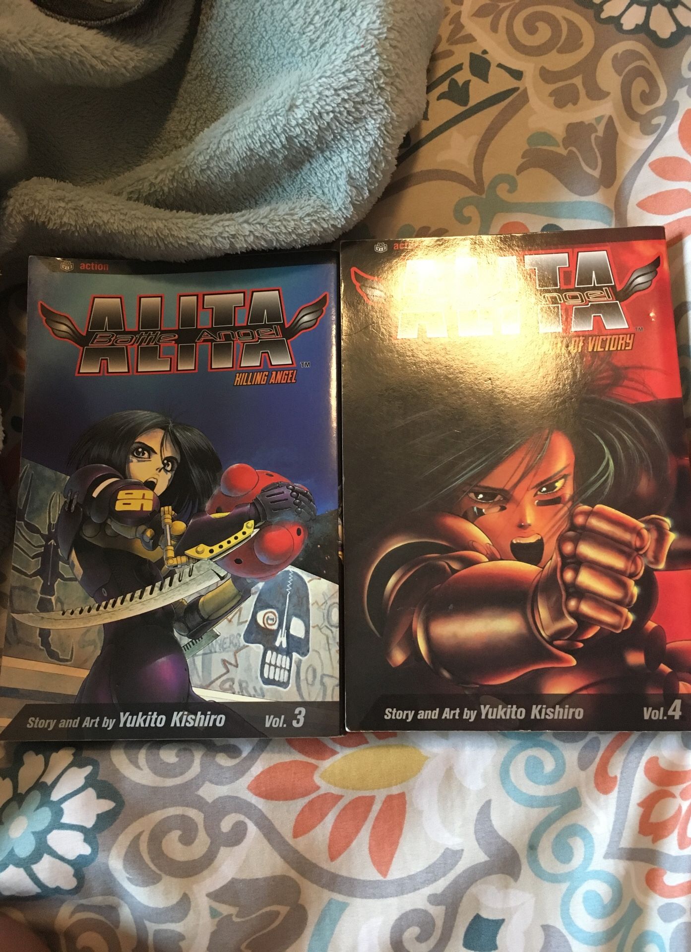 Alita Battle Angel Manga Volumes 3-4