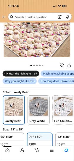 Baby play mat