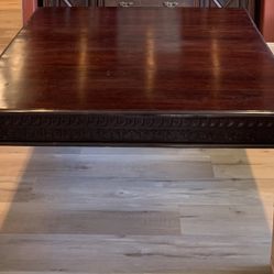 Solid Wood Square Table With 4 Beautiful Chairs 