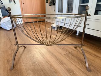Vintage Brass Blanket Cradle