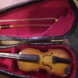 Rare Minature Vintage Violin