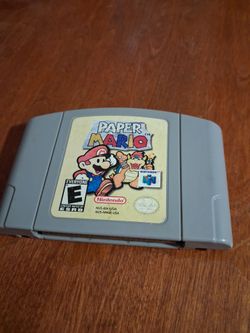 N64 Paper Mario authentic $60 clean and tested pickup in Glendale