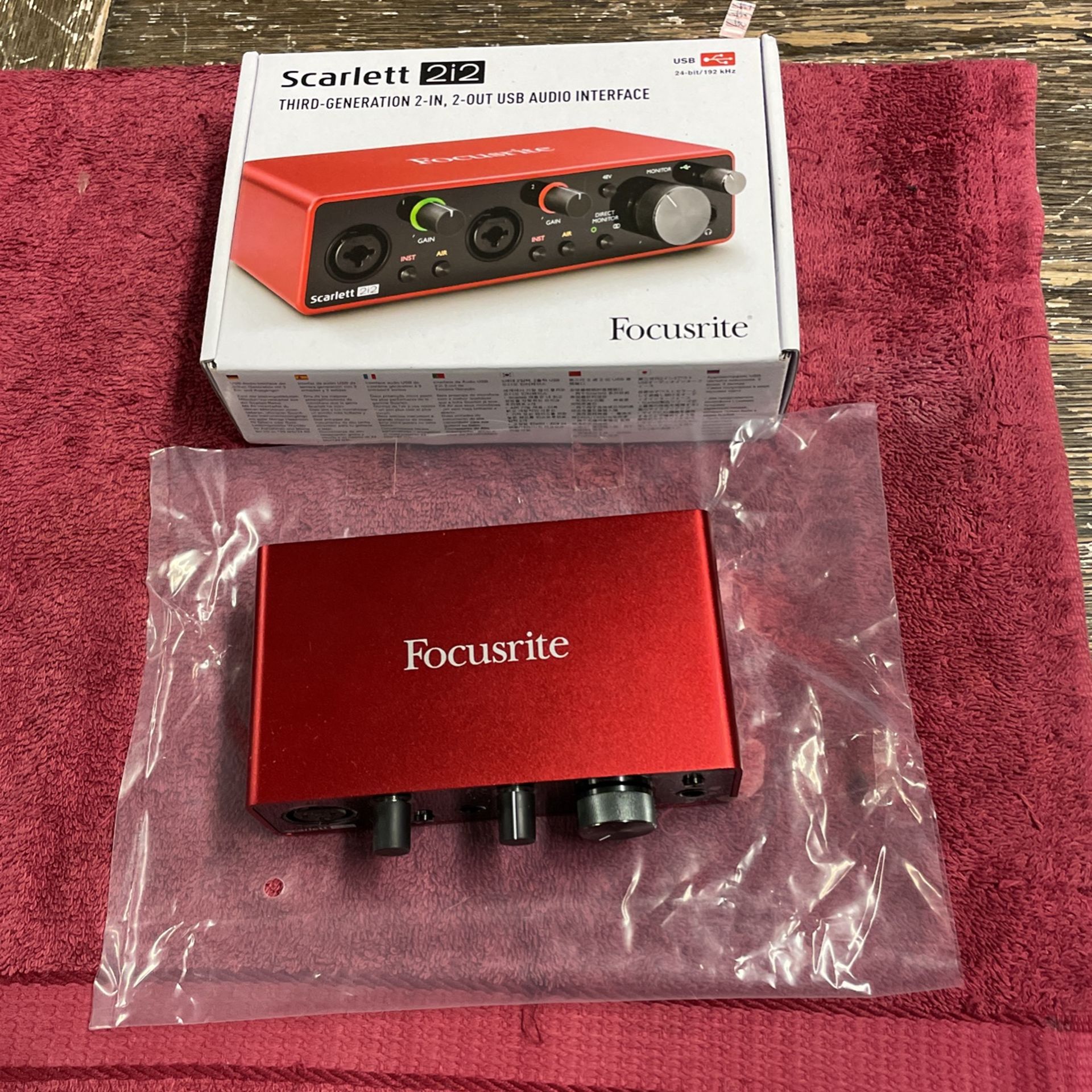 Scarlett 2i2 3rd Gen $120