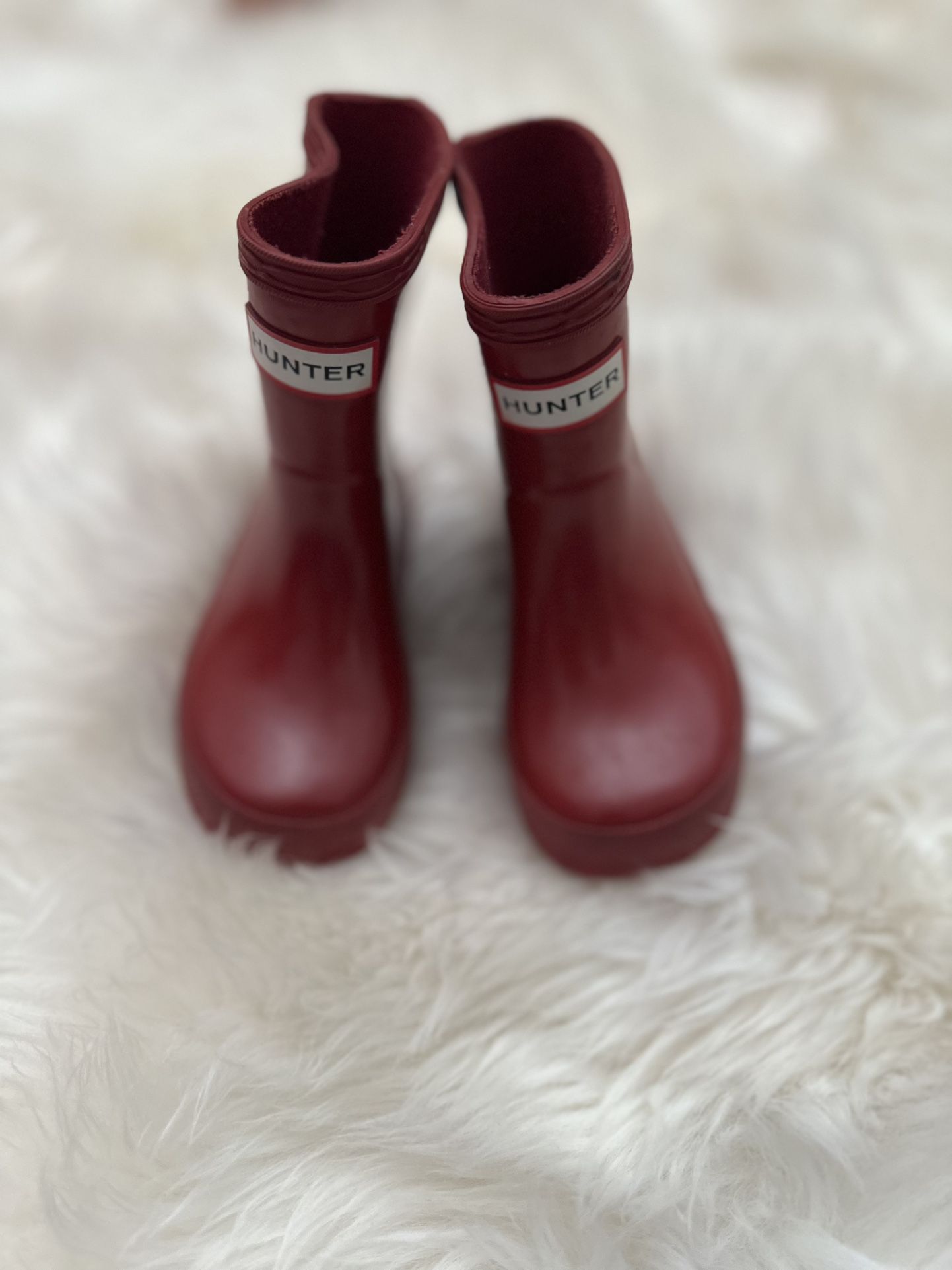 Red Hunter Boots