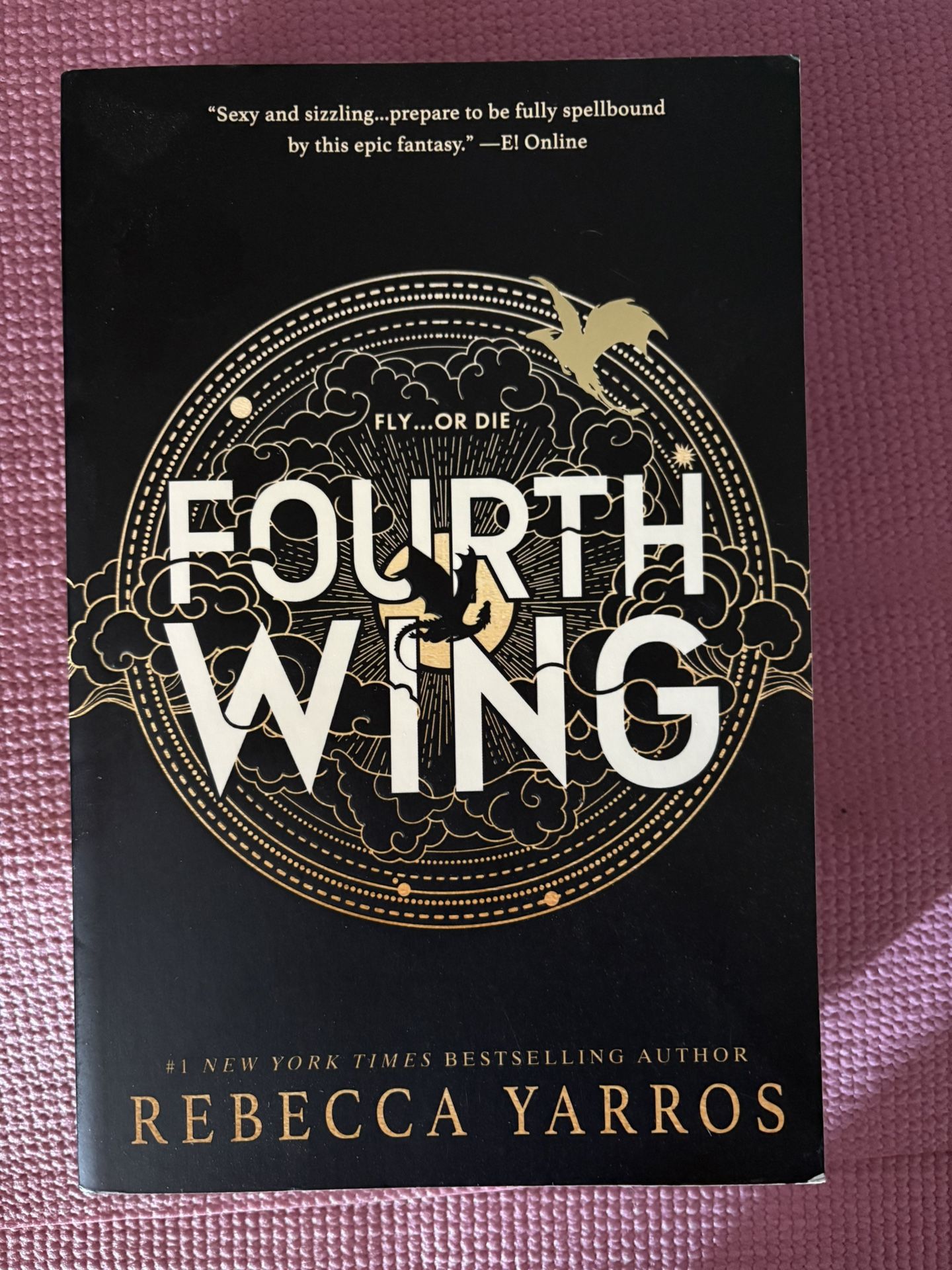Fourth Wing Paperback Sprayed Edges