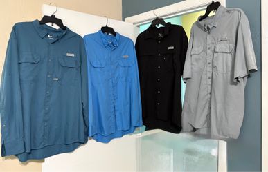 18pc Men’s XL/XXL Bundle - Columbia, Under Armour, Haggar Tropical & More