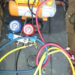 Hvac Pump And Gauge 