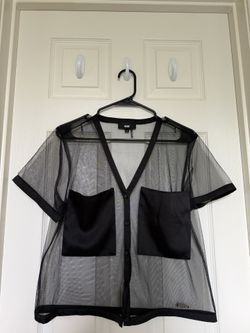 DKNY Sheer Top