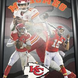 Mahomes Picture Frame New