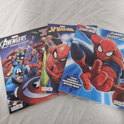 Superhero Coloring Bot Lot 