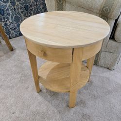 Round Wooden Table