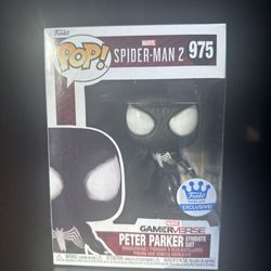 Spider Man 2: 975 Peter Parker Symbiote Suit Funko Pop