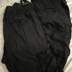 Black Cargo Pants 