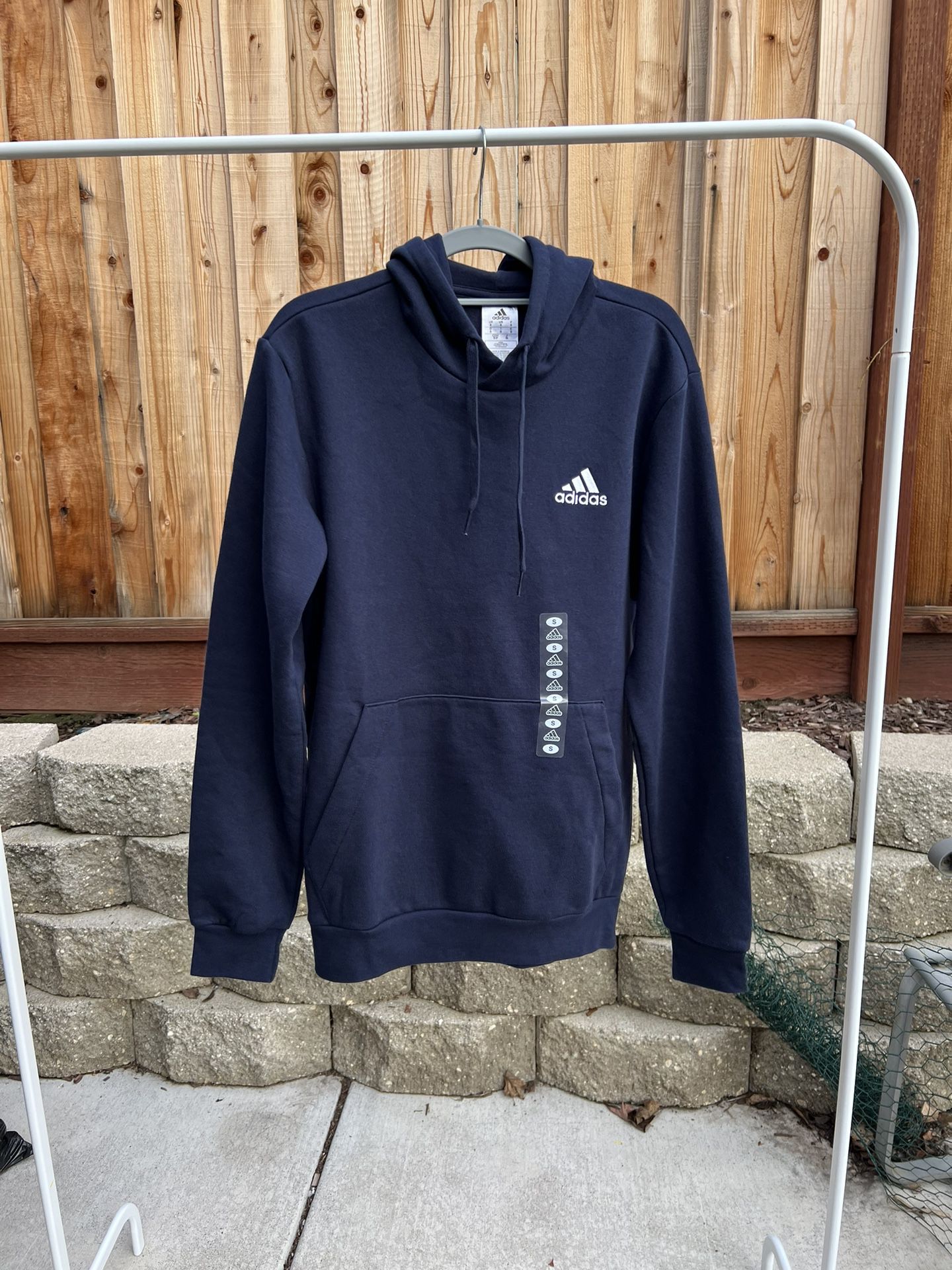 New Mens Small Adidas Pull Over Hoodie