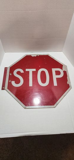 School Bus Stop Sign